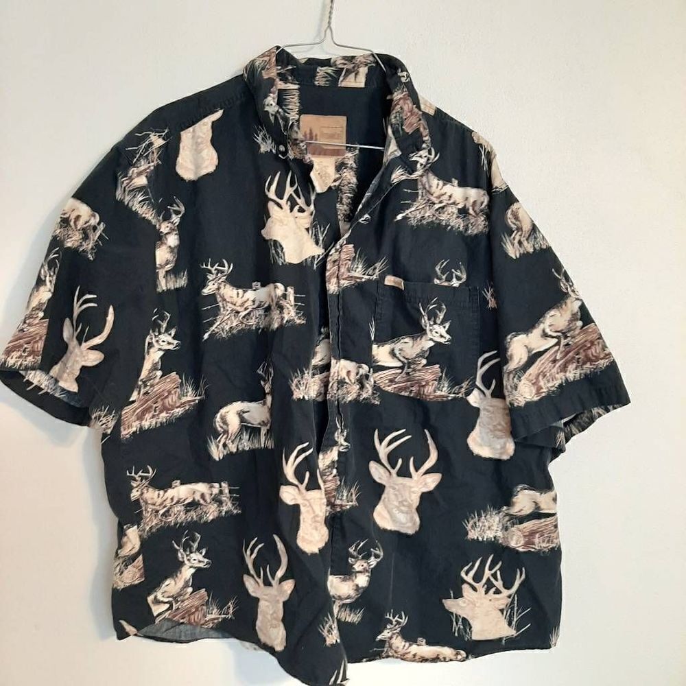 Outdoor life XL short sleeve button shirt